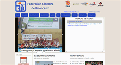 Desktop Screenshot of fecanbaloncesto.com