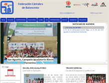 Tablet Screenshot of fecanbaloncesto.com